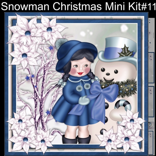 Snowman Christmas Mini Kit #11