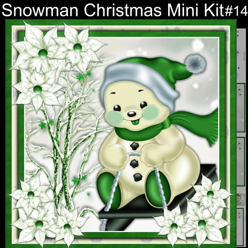 Snowman Christmas Mini Kit #14