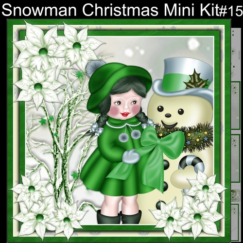 Snowman Christmas Mini Kit #15