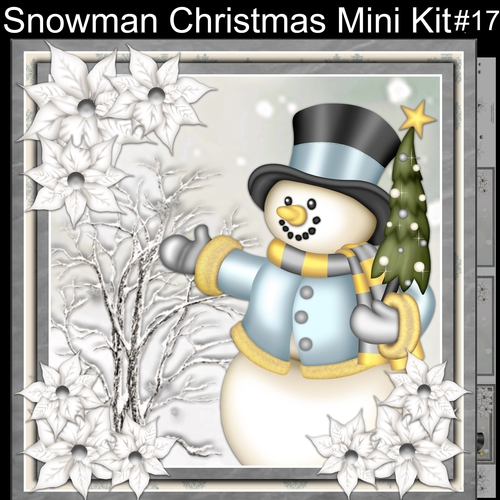 Snowman Christmas Mini Kit #17