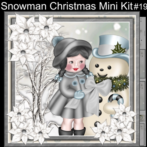 Snowman Christmas Mini Kit #19