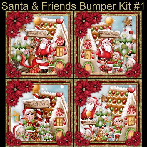 Santa & Friends Bumper Kit#1