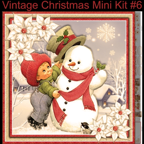 Christmas Vintage Mini Kit#6