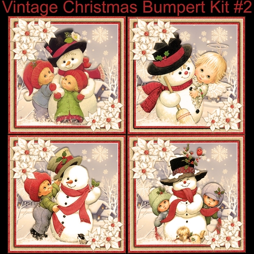 Christmas Vintage Bumper Kit#2