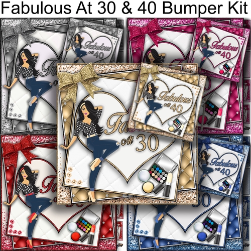 Fabulous at 30/40 Bumper Kit  5 different colors**