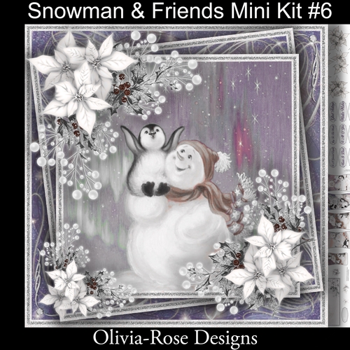 Snowman & Friends Mini Kit#6