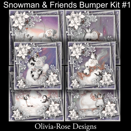 Snowman & Friends Bumper Kit#1