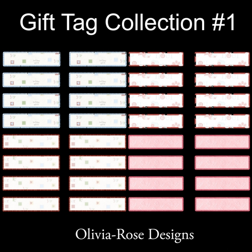 Mixed Gift Tag Collection #1