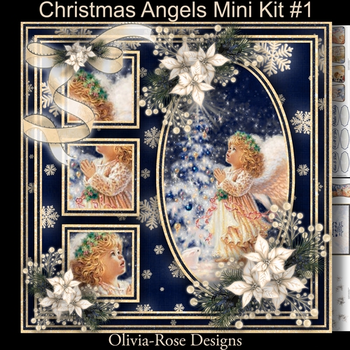Christmas Angels Mini Kit #1