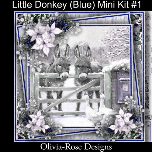 Little Donkey (Blue) Mini Kit #1