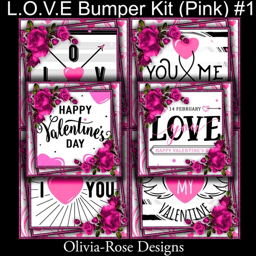 L.O.V.E Love Bumper Kit (Pink)  #1     