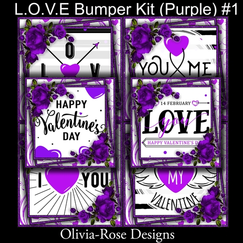L.O.V.E Love Bumper Kit (Purple)  #1     