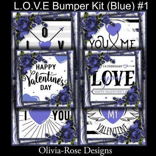 L.O.V.E Love Bumper Kit (Blue)  #1     