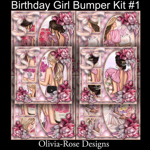 Birthday Girl Bumper Kit #1       
