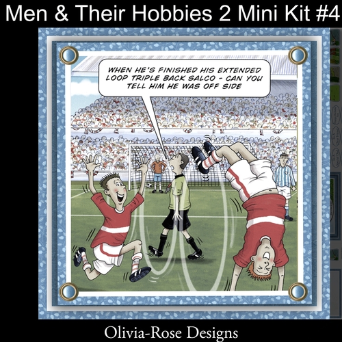 Men & Their Hobbies 2 Mini Kit #4  6 DIFFERENT  MATCHING BOOK MARKS**