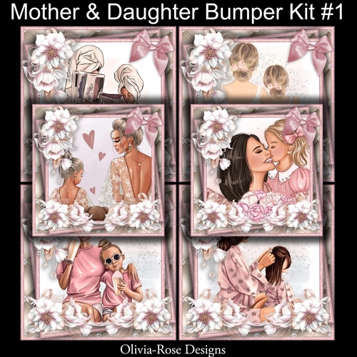 Mother & Daughter Bumper Kit #1    CARDS FRONT  