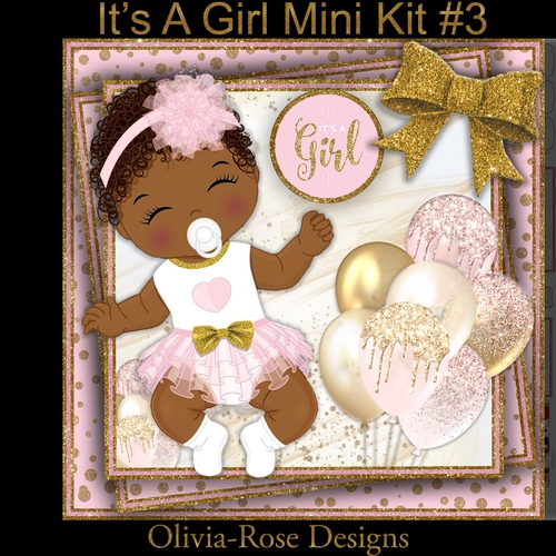 Its A Girl Mini Kit #3   