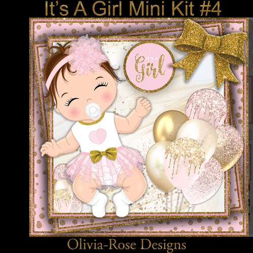 Its A Girl Mini Kit #4   