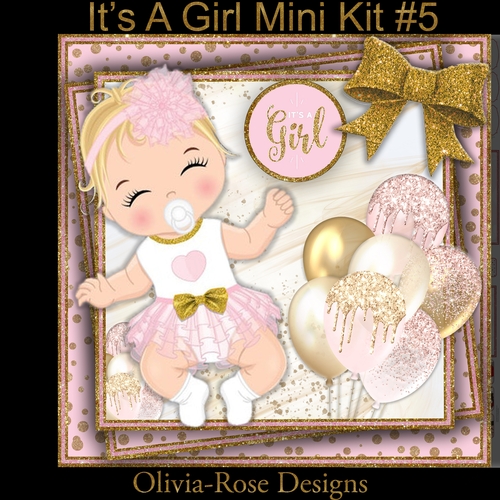 Its A Girl Mini Kit #5   