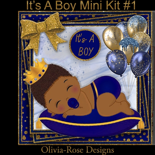 Its A Boy Mini Kit #1   
