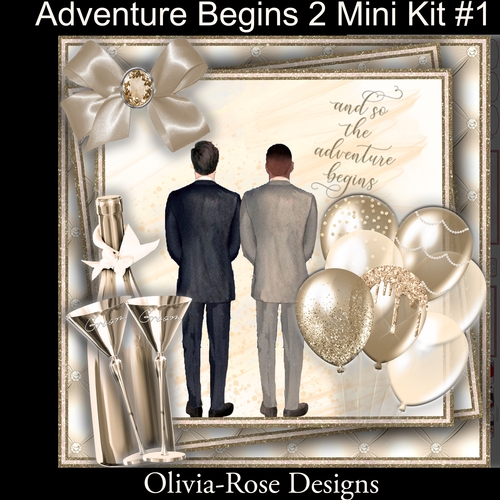 Adventure Begins 2 Mini Kit #1 (SAME SEX)   