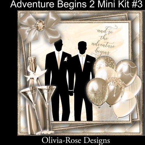 Adventure Begins 2 Mini Kit #3 (SAME SEX)   