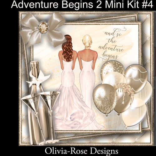 Adventure Begins 2 Mini Kit #4 (SAME SEX)   