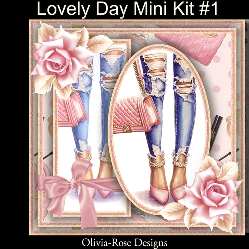 Lovely Day Mini Kit #1   NO DECOUPAGE**