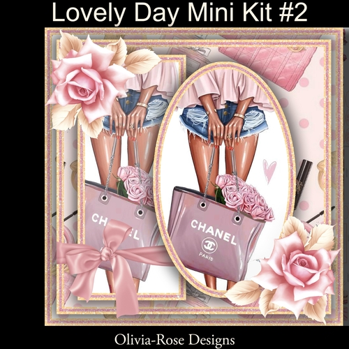 Lovely Day Mini Kit #2   NO DECOUPAGE**