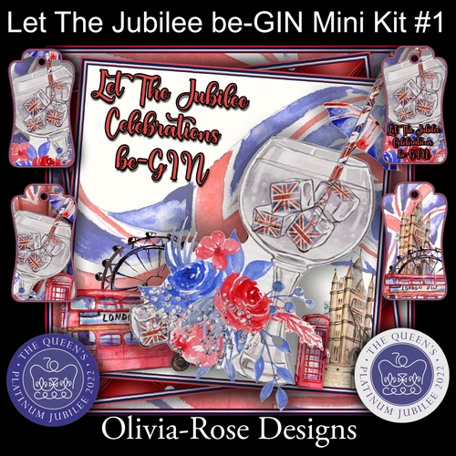 Let The Jubilee be-GIN Mini Card #1  