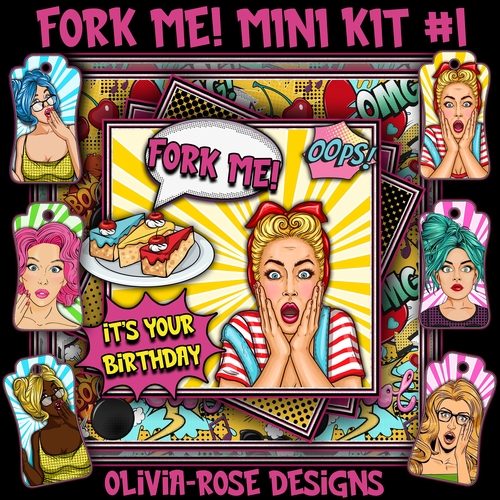 Fork Me! Mini Kit #1  TOPPER  NO GIRL**