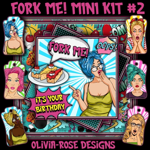 Fork Me! Mini Kit #2  TOPPER  NO GIRL**