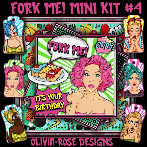 Fork Me! Mini Kit #4  TOPPER  NO GIRL**