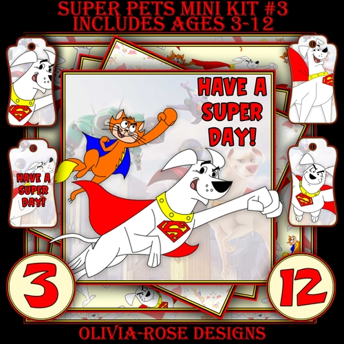 Super Pets Mini Kit #3   CARD FRONT *