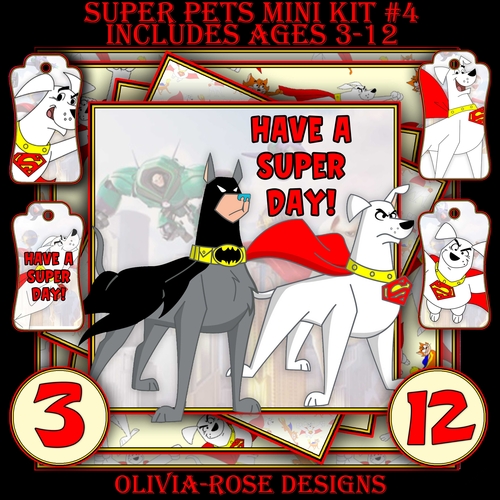 Super Pets Mini Kit #4   CARD FRONT *