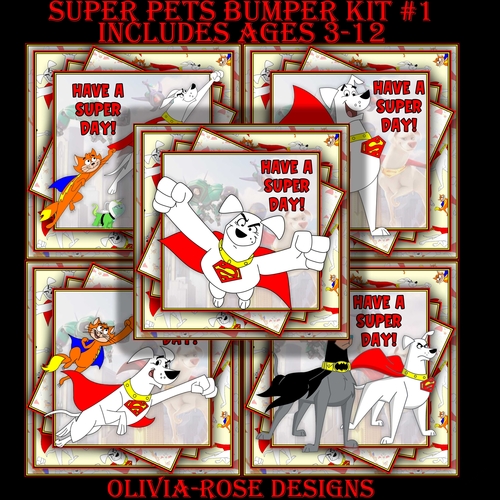 Super Pets Bumper Kit #1   CARD FRONT *