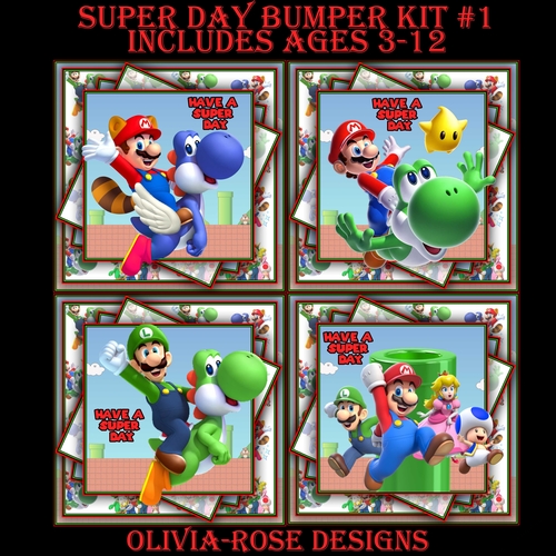Super Day Bumper Kit #1   CARD FRONT *