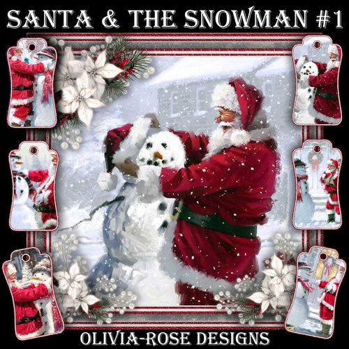 Santa & The Snowman Mini Kit #1   