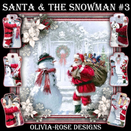 Santa & The Snowman Mini Kit #3   