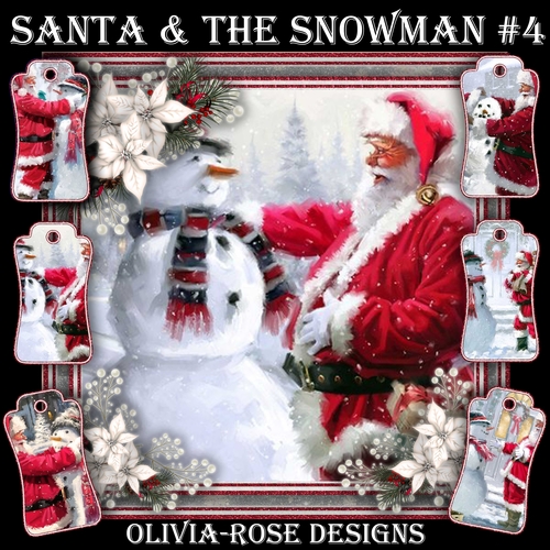 Santa & The Snowman Mini Kit #4   