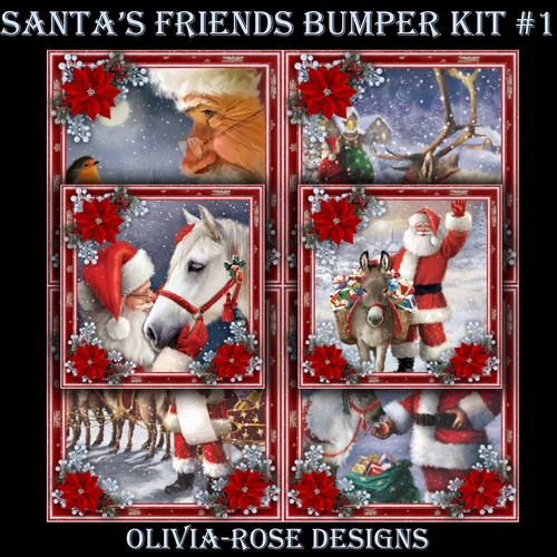 Santas Friends Bumper Kit #1  