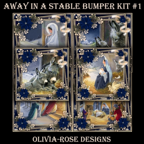 Away in A Stable Bumper Kit #1  