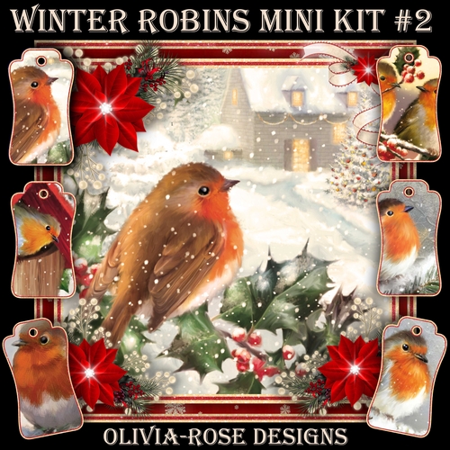 Winter Robins Mini Kit #2  
