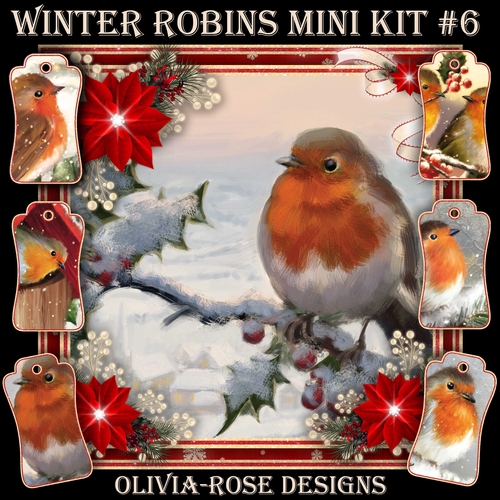 Winter Robins Mini Kit #6  