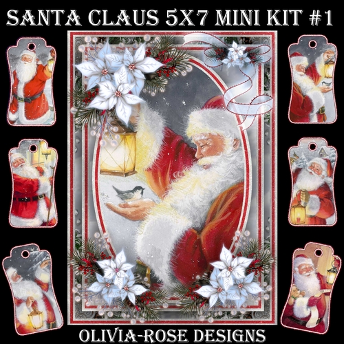 Santa Claus 5X7 Mini Kit #1