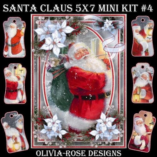 Santa Claus 5X7 Mini Kit #4