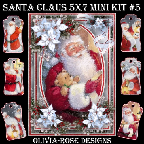 Santa Claus 5X7 Mini Kit #5