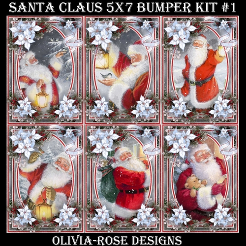 Santa Claus 5X7 Bumper Kit #1