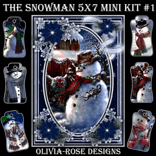 The Snowman 5X7 Mini Kit #1