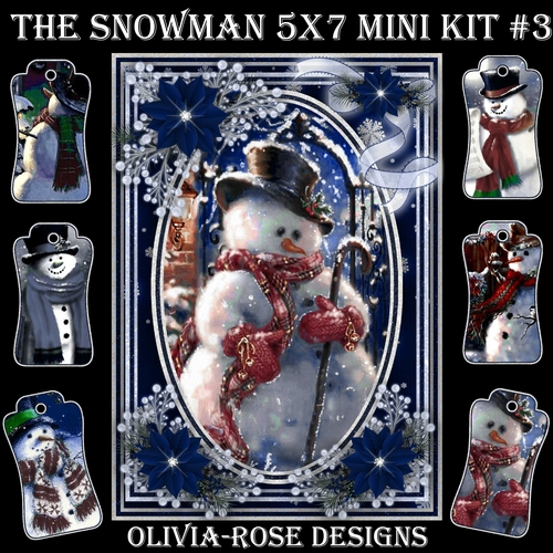 The Snowman 5X7 Mini Kit #3
